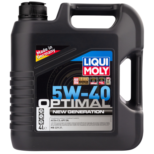 39033 LiquiMoly НС-синт. мот.масло Optimal New Generation 5W-40 SN C3 (4л) - 4 л