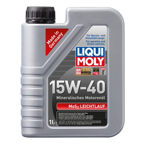 1932 LiquiMoly Мин. мот.масло MoS2 Leichtlauf 15W-40 (1л) - 1 л