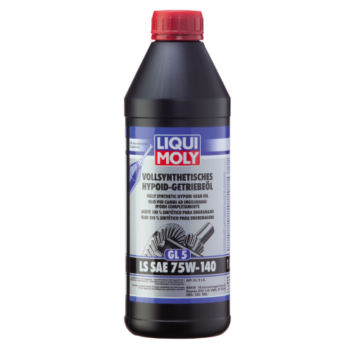8038 LiquiMoly Синт. тр.масло Vollsynth.Hypoid-Getrieb. LS 75W-140 GL-5 (1л) - 1 л