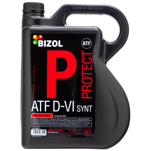 28311 BIZOL НС-синт. тр.масло д/АКПП Protect ATF D-VI Synt (5л) - 5 л