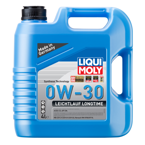 39039 LiquiMoly Синт. мот.масло Leichtlauf Longtime 0W-30 SN C3 (4л) - 4 л