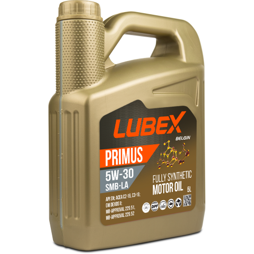 L034-1332-0405 LUBEX Синт-ое мот.масло PRIMUS SMB-LA 5W-30 SN C2/C3 (5л) - 5 л L034-1332-0405 LUBEX Синт-ое мот.масло PRIMUS SMB-LA 5W-30 SN C2/C3 (5л) - 5 л