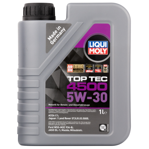 2317 LiquiMoly НС-синт. мот.масло Top Tec 4500 5W-30 C1 (1л) - 1 л
