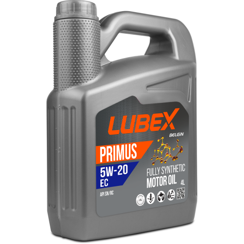L034-1618-0404 LUBEX Синт-ое мот.масло PRIMUS EC 5W-20 SN+RC GF-5 (4л) - 4 л L034-1618-0404 LUBEX Синт-ое мот.масло PRIMUS EC 5W-20 SN+RC GF-5 (4л) - 4 л