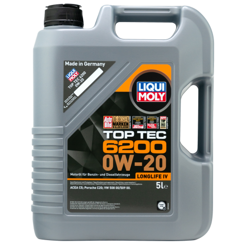 20789 LiquiMoly НС-синт. мот.масло Top Tec 6200 0W-20 C5 (5л) - 5 л