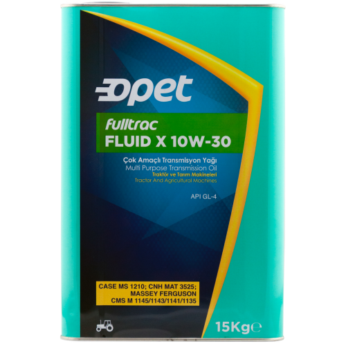 601886966 OPET Мин. универс.тракт.масло Fulltrac Fluid X 10W-30 GL-4 (15кг) - 17,21 кг