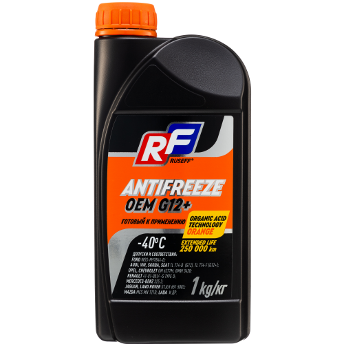 17235N RUSEFF Антифриз ANTIFREEZE OEM G12+ 40 (1кг) - 1 кг