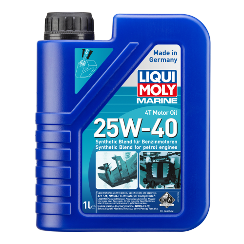 25026 LiquiMoly Мин. мот.масло д/лодок Marine 4T Motor Oil 25W-40 SM (1л) - 1 л