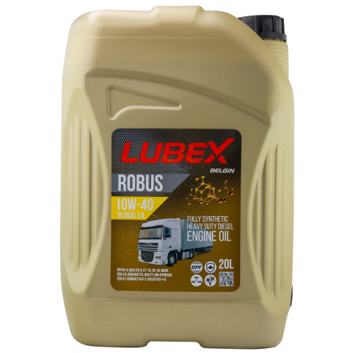 L019-0763-0020 LUBEX Синт-ое мот.масло ROBUS GLOBAL LA 10W-40 CK-4/CI-4/CJ-4 E6/E7/E9 (20л) - 20 л