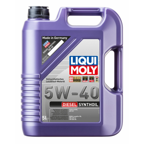 1341 LiquiMoly Синт. мот.масло Diesel Synthoil 5W-40 CF A3/B4 (5л) - 5 л