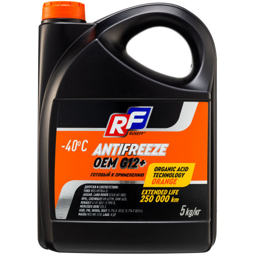 17236N RUSEFF Антифриз ANTIFREEZE OEM G12+ 40 (5кг) - 5 кг