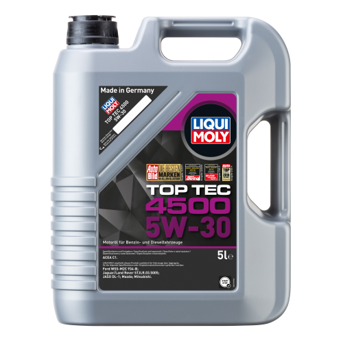 2378 LiquiMoly НС-синт. мот.масло Top Tec 4500 5W-30 C1 (5л) - 5 л