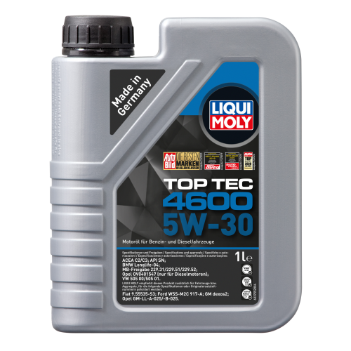 8032 LiquiMoly НС-синт. мот.масло Top Tec 4600 5W-30 SN C2/C3 (1л) - 1 л