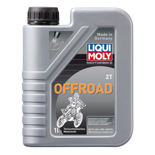 3065 LiquiMoly П/с. мот.масло д/2-т.мотоц. Motorbike 2T Offroad TC FC L-EGD (1л) - 1 л