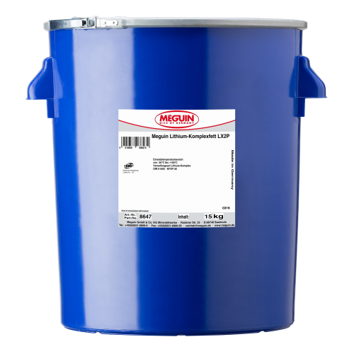 8647 Meguin Высокотемп.литиевая смазка д/подшипников meguin Lithium-Komplexfett LX2P (15кг) - 15 кг 8647 Meguin Высокотемп.литиевая смазка д/подшипников meguin Lithium-Komplexfett LX2P (15кг) - 15 кг