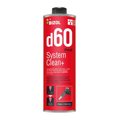 8881 BIZOL Присадка д/диз. двиг. Diesel System Clean+ d60 (0,25л) - 0,25 л